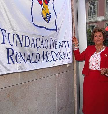 2008 - Inauguração da Casa Ronald McDonald de Lisboa