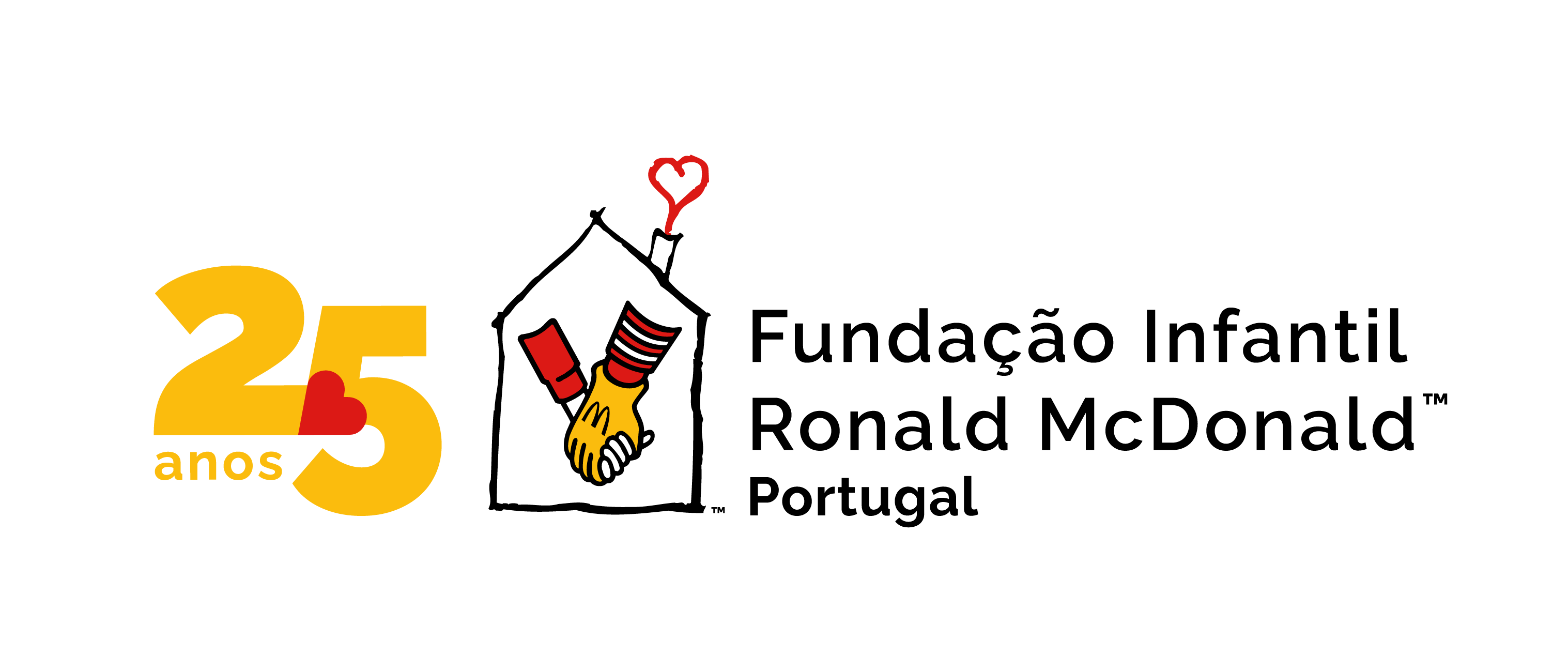 Fundação Ronald McDonald Logo 25º Aniversário