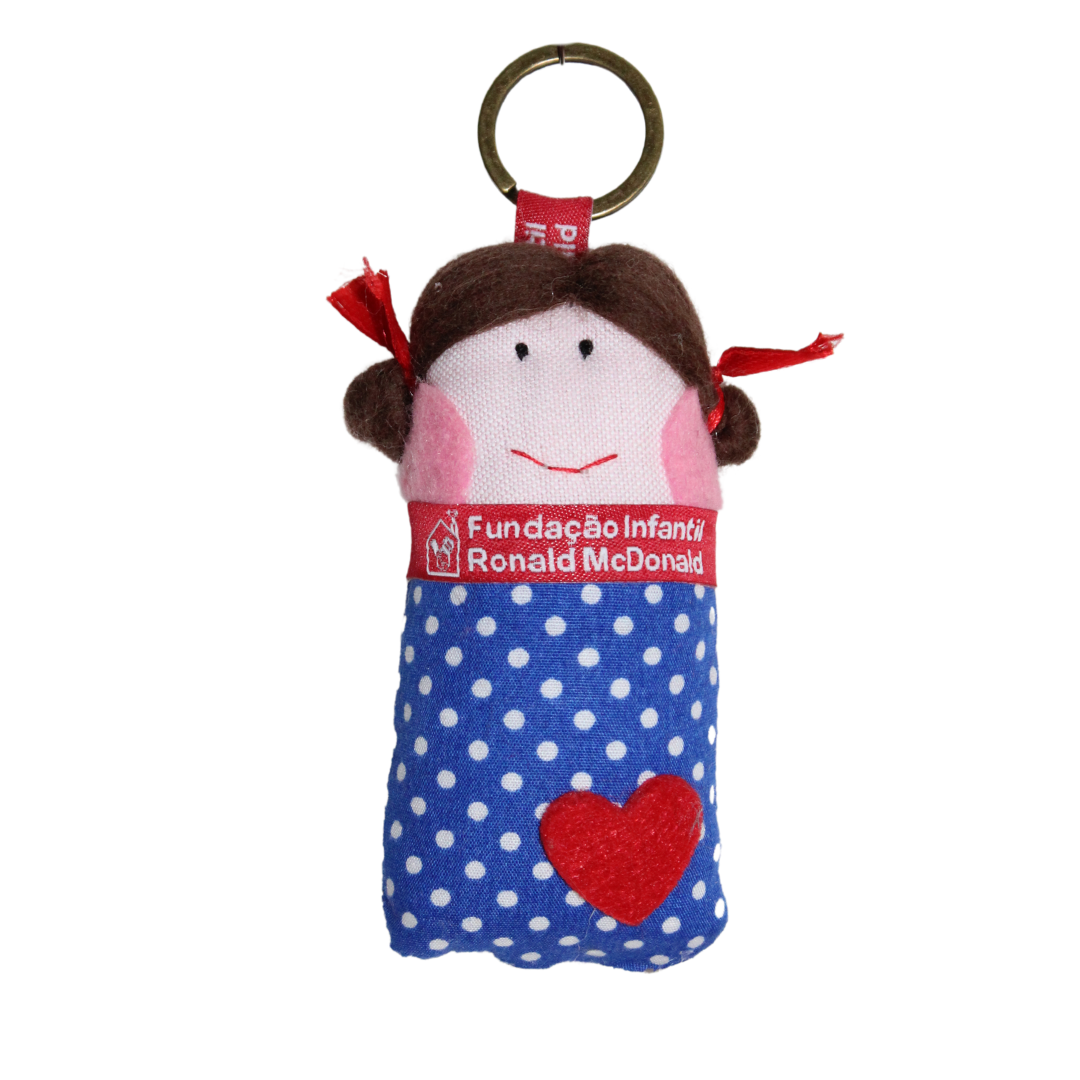 Porta-chaves Maria de Pano – Artigo Solidário