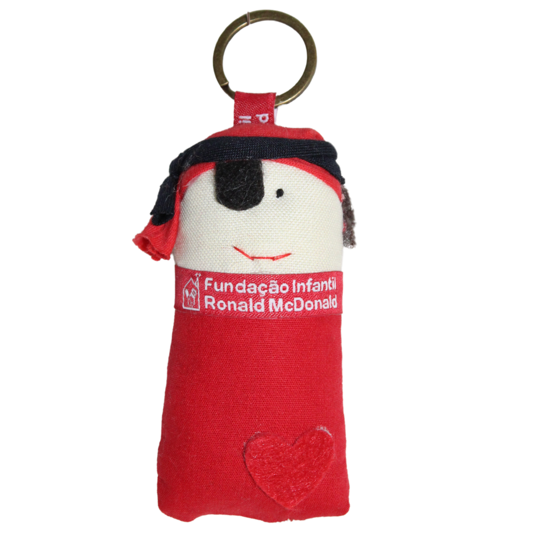 Porta-chaves Pedro de Pano – Artigo Solidário